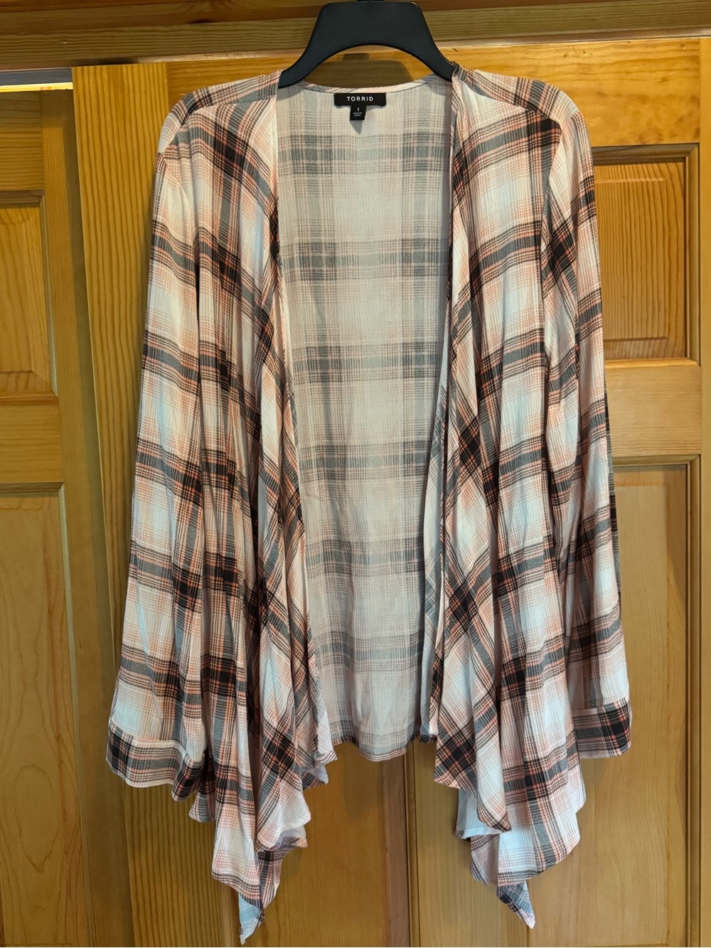 torrid Plaid Waterfall Plaid Cardigan